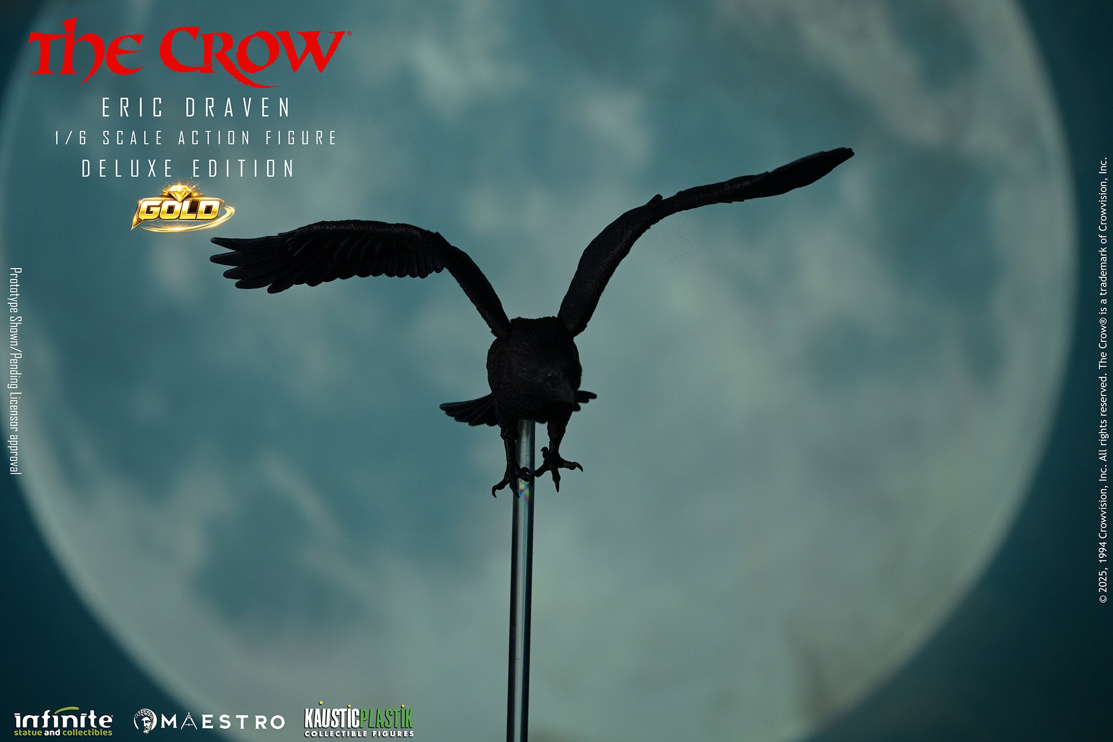 The Crow Eric Draven (Deluxe Gold Edition) Sixth Scale Figure (PRE-ORDER)