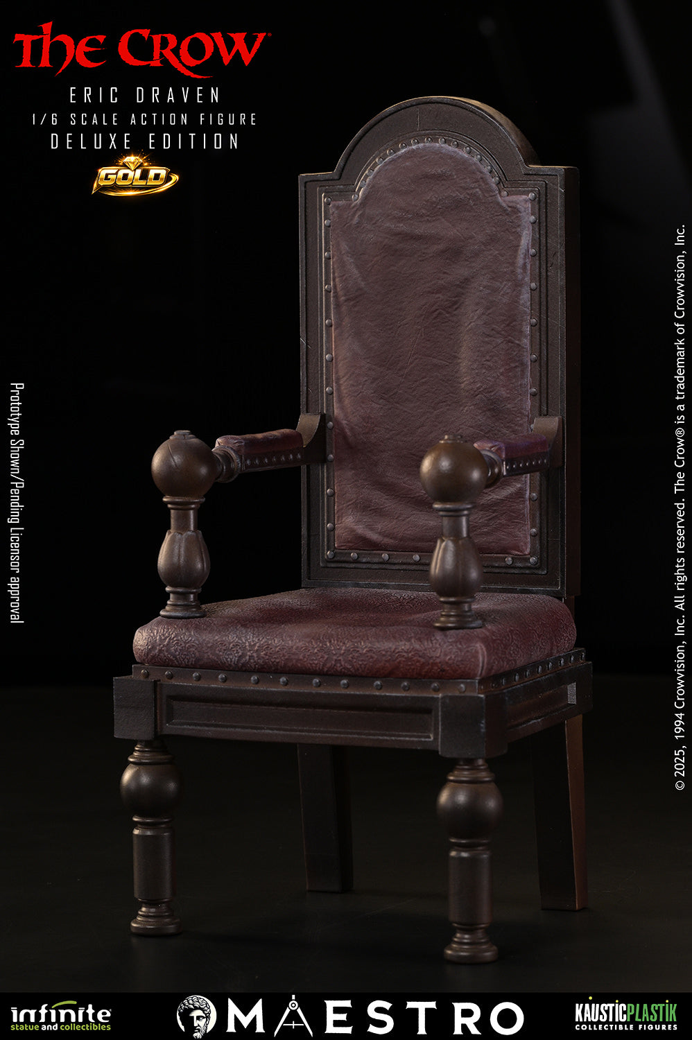 The Crow Eric Draven (Deluxe Gold Edition) Sixth Scale Figure (PRE-ORDER)