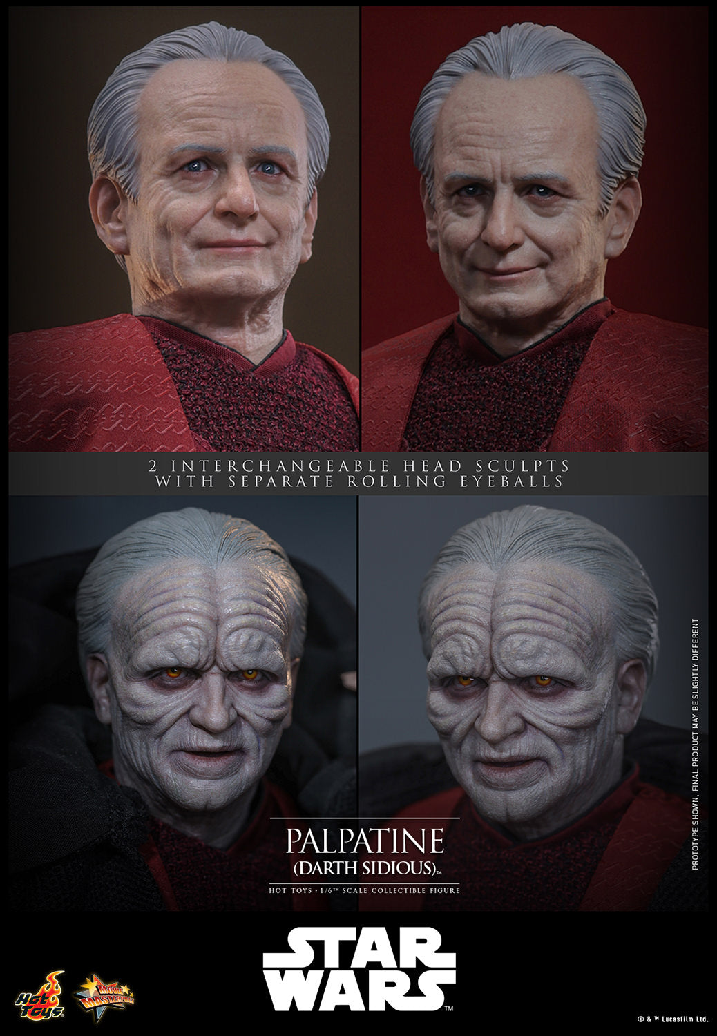 Palpatine (Darth Sidious) Sixth Scale Figure (PRE-ORDER)