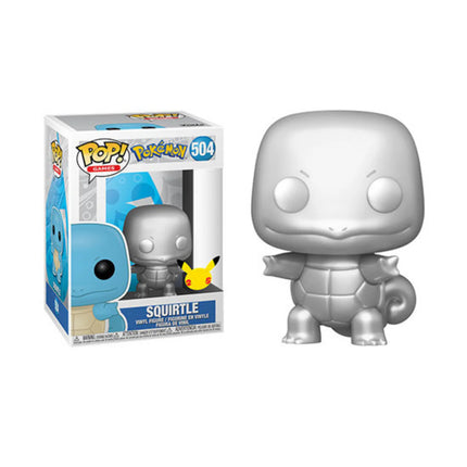 Funko Pop! Games #504 Pokemon - Squirtle (Silver)
