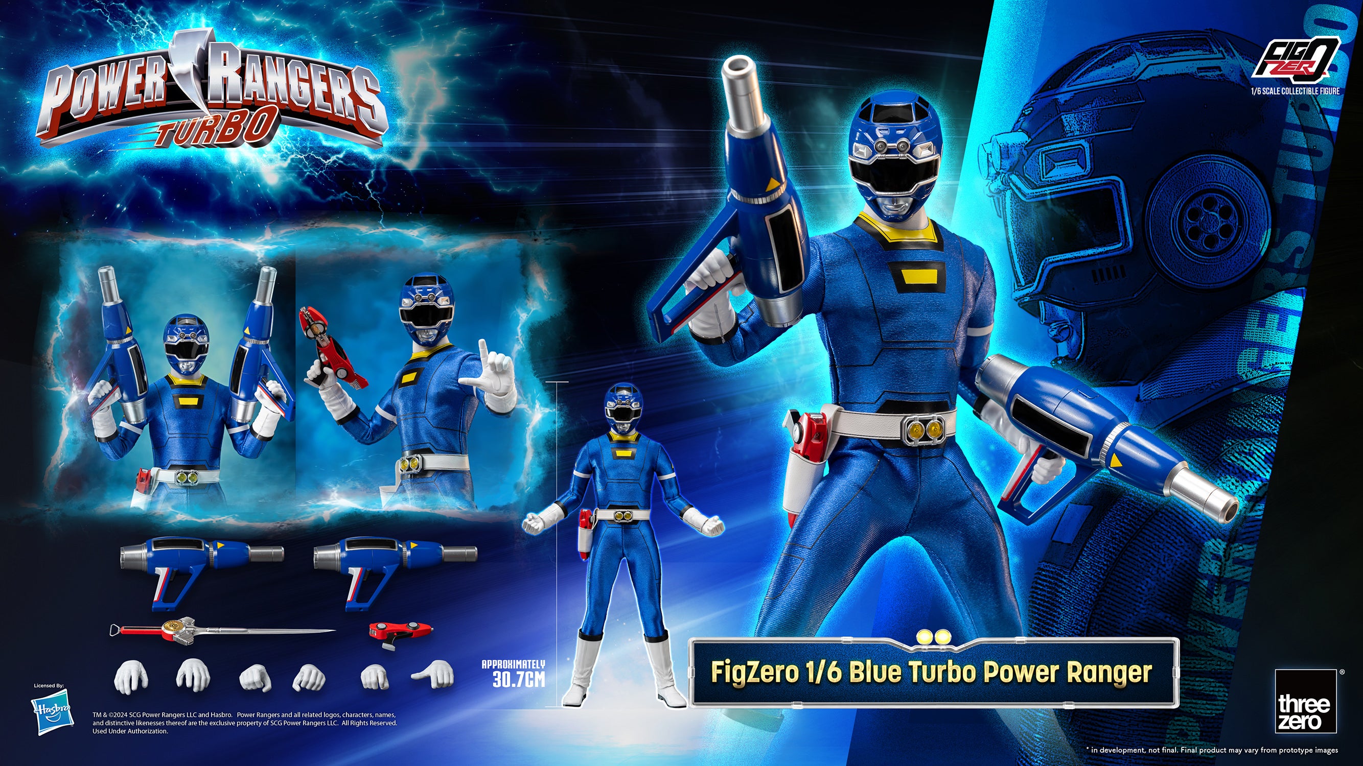 Turbo Power Ranger Pack Sixth Scale Figure Set (PRE-ORDER)