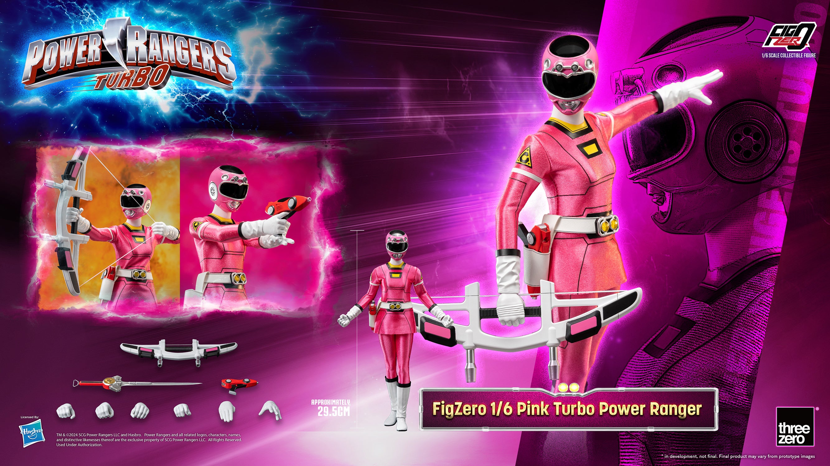 Turbo Power Ranger Pack Sixth Scale Figure Set (PRE-ORDER)