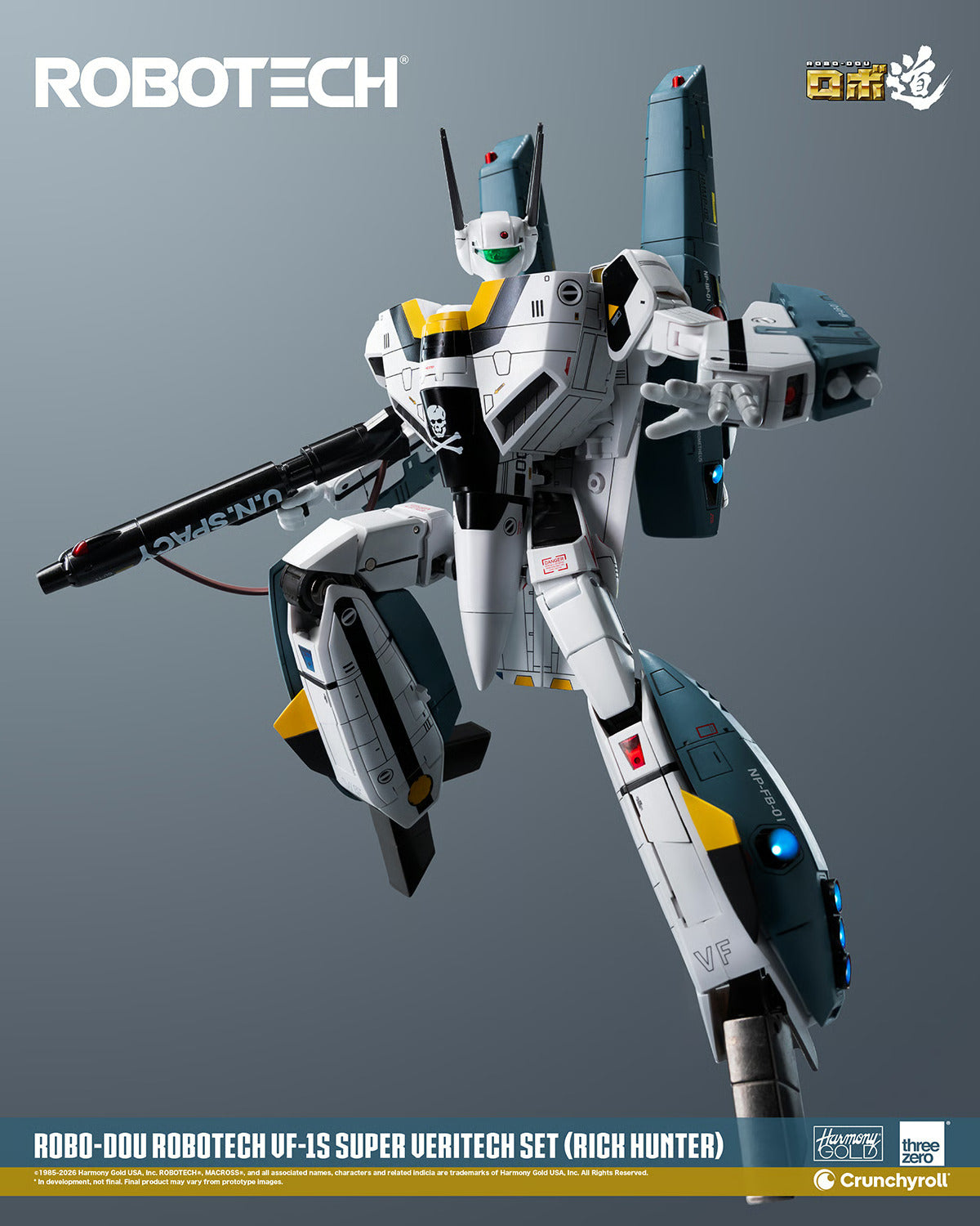 Robotech: Robo-DOU VF-1S Super Veritech Set (Rick Hunter) Action Figure (PRE-ORDER)