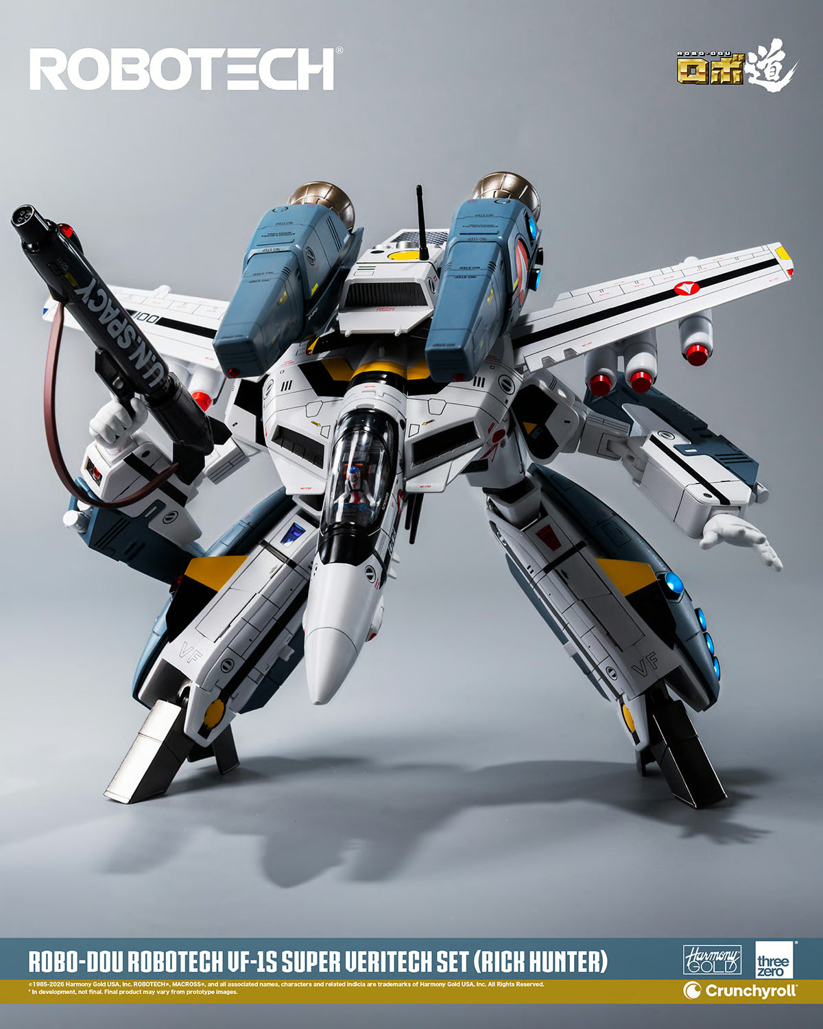 Robotech: Robo-DOU VF-1S Super Veritech Set (Rick Hunter) Action Figure (PRE-ORDER)