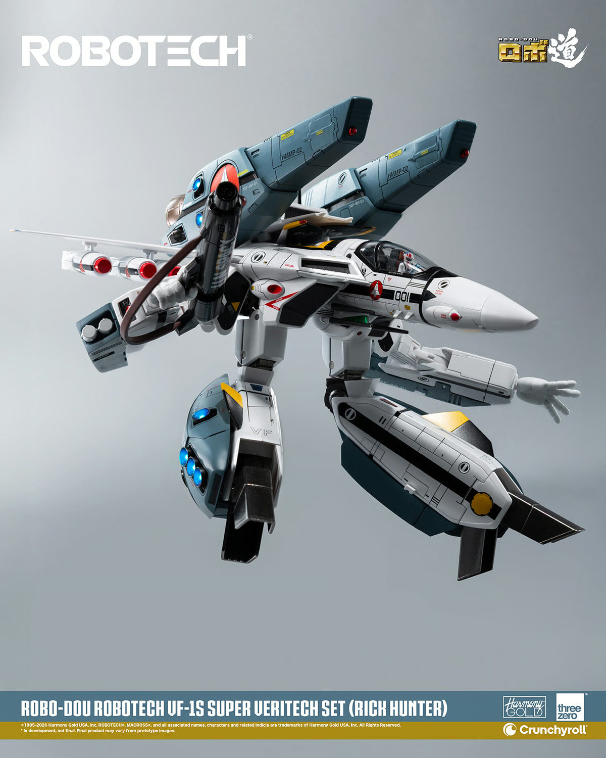 Robotech: Robo-DOU VF-1S Super Veritech Set (Rick Hunter) Action Figure (PRE-ORDER)