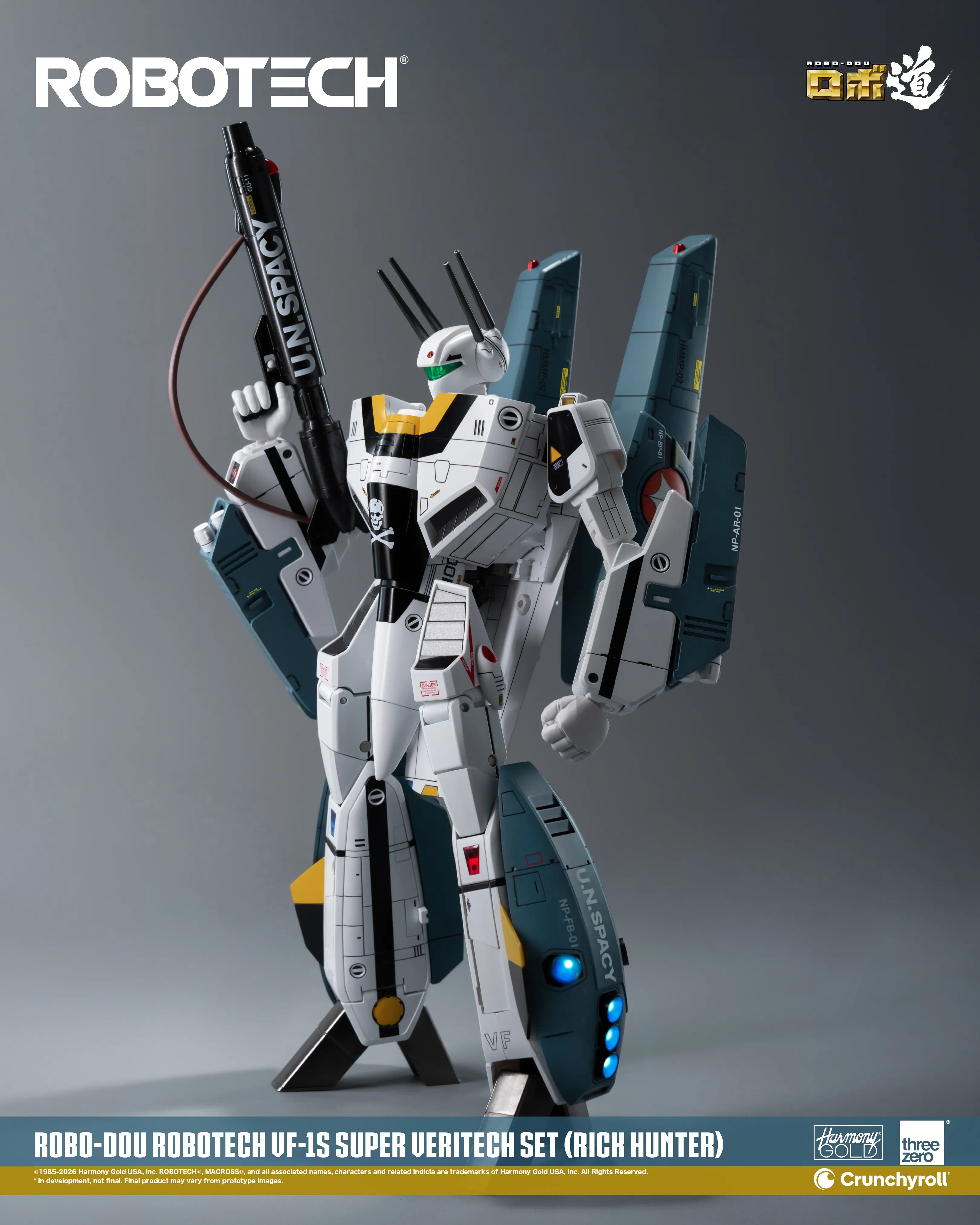 Robotech: Robo-DOU VF-1S Super Veritech Set (Rick Hunter) Action Figure (PRE-ORDER)