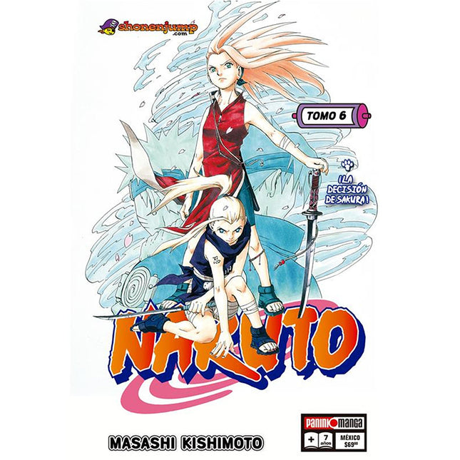Naruto Vol 6 (PANINI) "Spanish Edition" Paperback