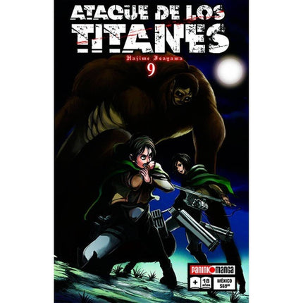 Attack on Titan Vol 09 (PANINI) "Spanish Edition" Paperback