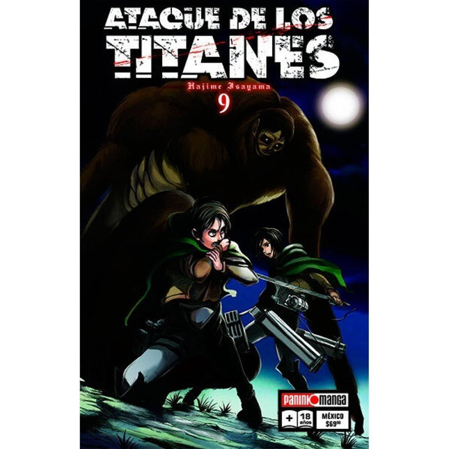 Attack on Titan Vol 09 (PANINI) "Spanish Edition" Paperback