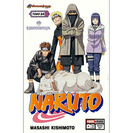 Naruto Vol 34 (PANINI) "Spanish Edition" Paperback