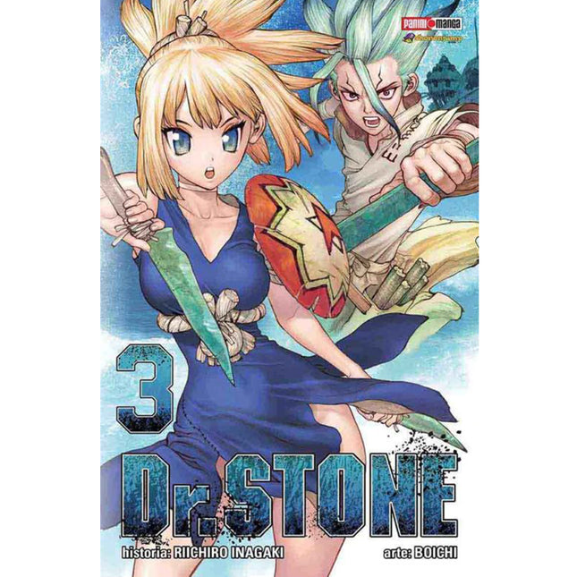 Dr. Stone Vol 03 (PANINI) "Spanish Edition" Paperback