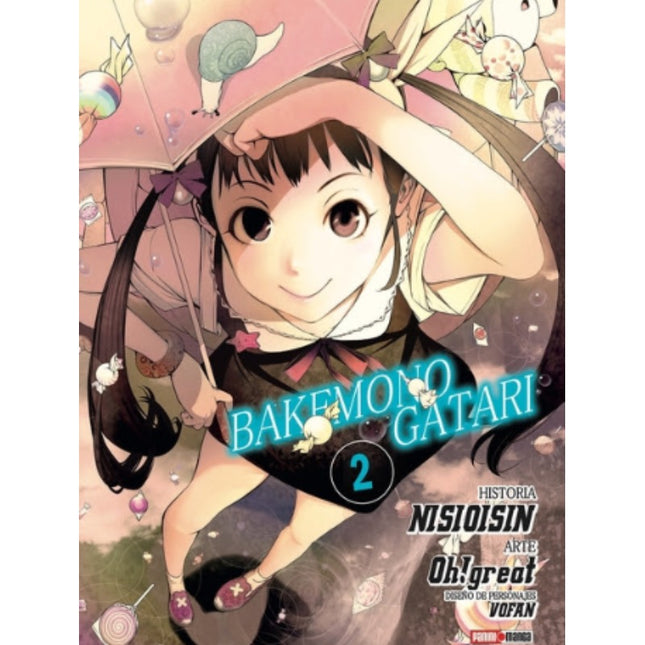 Bakemonogatari Vol 02 (PANINI) "Spanish Edition" Paperback