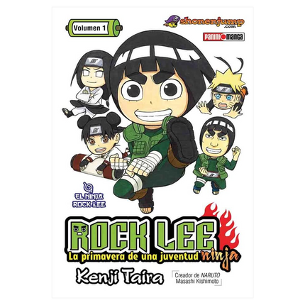 Rock Lee: La Primavera de la Juventud Ninja Vol 1 (PANINI) "Spanish Edition" Paperback