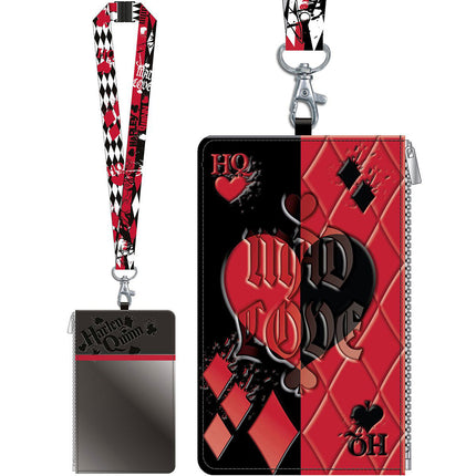 Harley Quinn Lanyard with Passport Holder