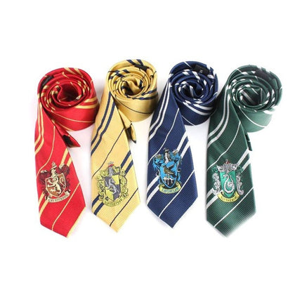 Harry Potter Hogwats Houses Ties (with House Shield)