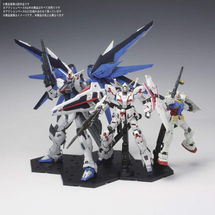 Bandai Gunpla Model Kit Action BASE 4 CLEAR Display (1/144 & 1/100 Scale) Stand
