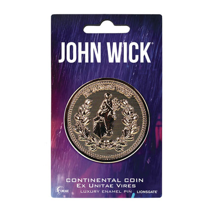 Lineage Studios John Wick Continental Luxury Enamel Pin Replica Prop