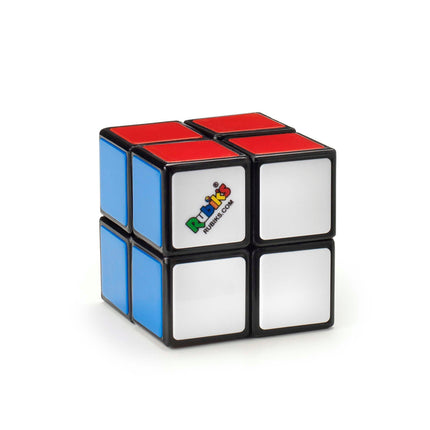 Rubik's Mini, 2x2 Classic Colour-Matching Puzzle Pocket Size Brain-Teasing Puzzle Toy