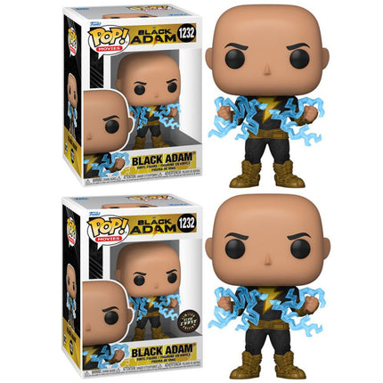 Funko Pop! Movies #1232: Black Adam - Black Adam No Cape with Lighting Chest