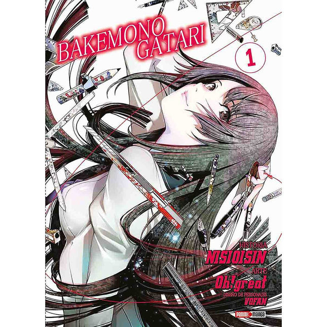 Bakemonogatari Vol 01 (PANINI) "Spanish Edition" Paperback