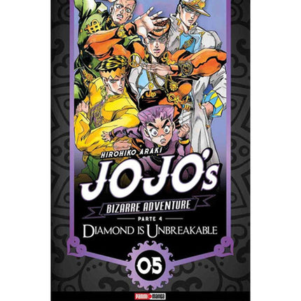 Jojo's Bizarre Adventure Part 4 - Diamond is Unbreakable Vol 5 (PANINI) "Spanish Edition" Paperback