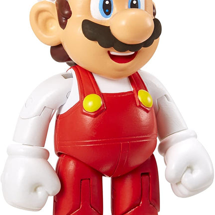 World of Nintendo 4" Fire Mario Figure Wave 3