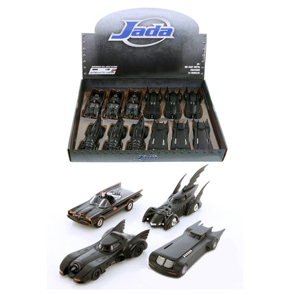 Jada Toys Metals Die Cast | Batmobile Assortment (1/32 scale, diecast model car, Black) "NO BOX"