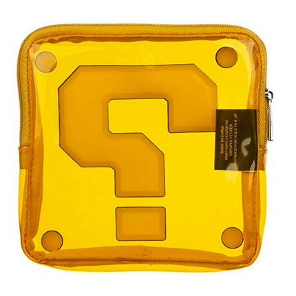 Super Mario Question Box Clear PVC Coin Purse