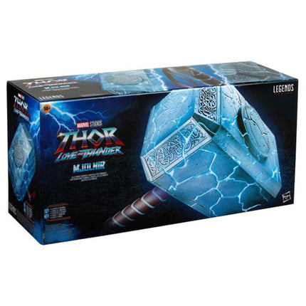 Marvel Legends Series Thor Mjolnir Premium Electronic Roleplay Hammer with Lights and Sound FX