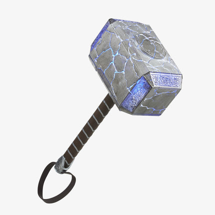 Marvel Legends Series Thor Mjolnir Premium Electronic Roleplay Hammer with Lights and Sound FX