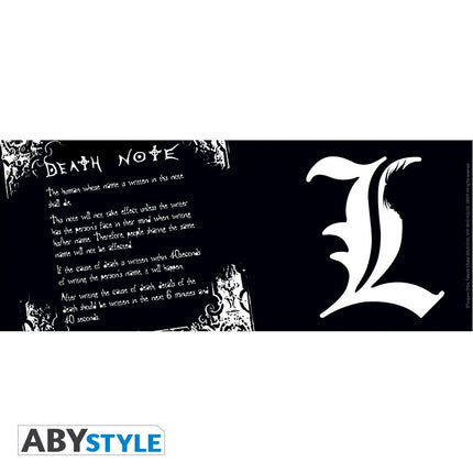 DEATH NOTE - Mug - 320 ml - L & rules - with box