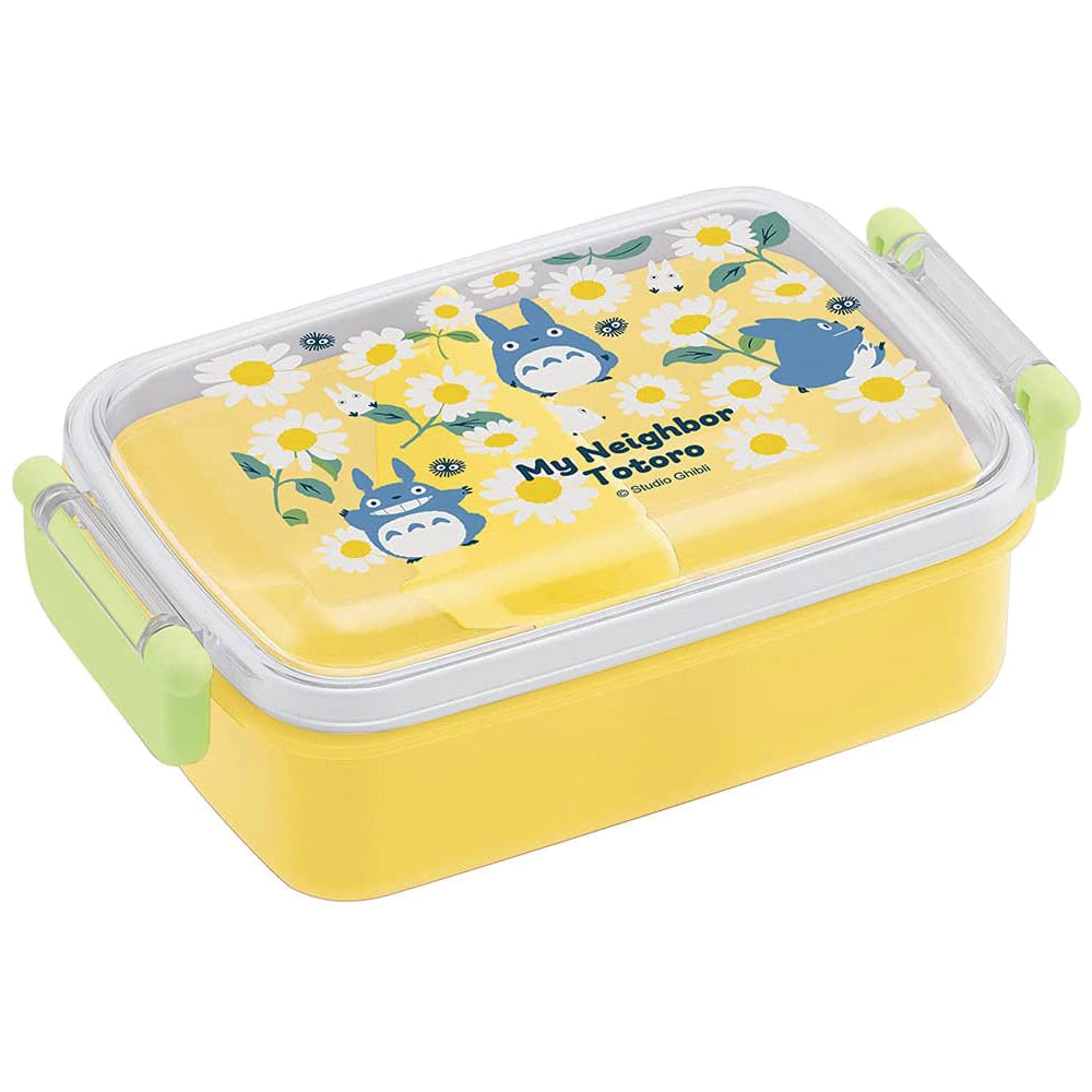 My Neighbor Totoro Bento Lunch Box (15oz) - Carrier with Secure 2-Point Locking Lid - Authentic Japanese Design - Durable, Microwave and Dishwasher Safe