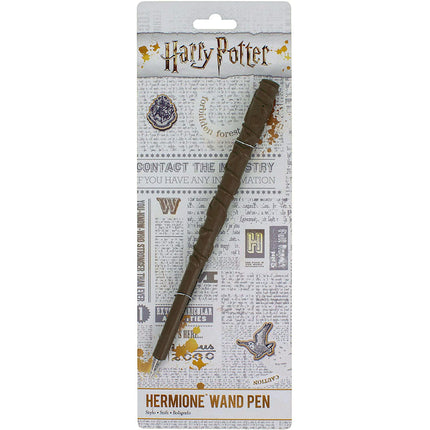 Paladone Harry Potter Officially Licensed Merchandise - Hermoine Wand Pen - Ballpoint Pen Black Ink