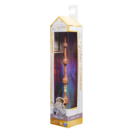 Wizarding World Harry Potter, 12-inch Spellbinding Albus Dumblredore Wand with Collectible Spell Card
