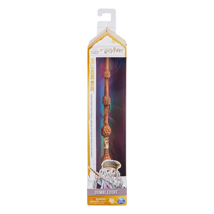 Wizarding World Harry Potter, 12-inch Spellbinding Albus Dumblredore Wand with Collectible Spell Card