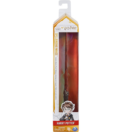 Wizarding World Harry Potter, 12-inch Spellbinding Harry Potter Wand with Collectible Spell Card