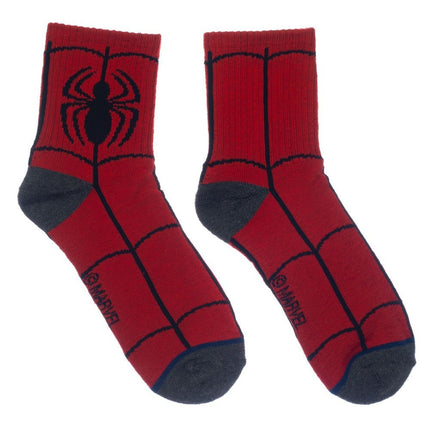 Marvel Quarter Mens 3Pk Socks Set (One Size Only)