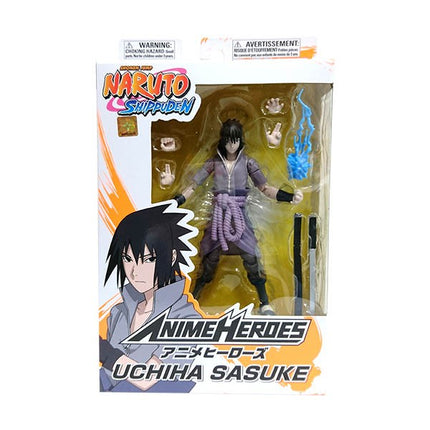Anime Heroes Naruto Sasuke Uchiha Action Figure, Naruto Wave 1