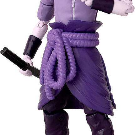 Anime Heroes Naruto Sasuke Uchiha (Rinnegan/Mangekyo Sharingan) Action Figure, Naruto Wave 1