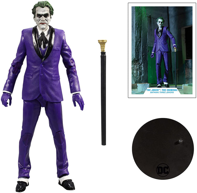 McFarlane Toys DC Multiverse The Joker: The Criminal from Batman: Three Jokers 7" Action Figure with Accessories