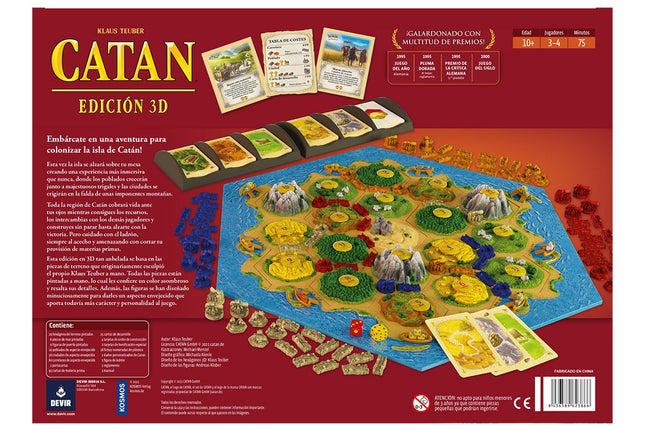 Catan 3D Edition Board Game (SPANISH EDITION)