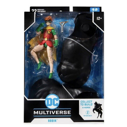 McFarlane Toys DC Multiverse The Dark Knight Returns Robin 7" Action Figure with Build-A Horse Parts & Accessories