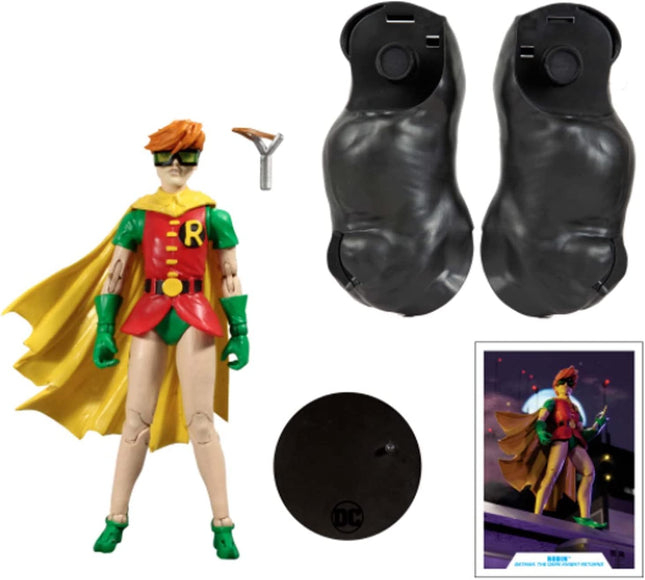 McFarlane Toys DC Multiverse The Dark Knight Returns Robin 7" Action Figure with Build-A Horse Parts & Accessories