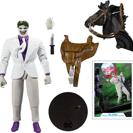 McFarlane Toys DC Multiverse The Dark Knight Returns The Joker 7" Action Figure with Build-A Horse Parts & Accessories
