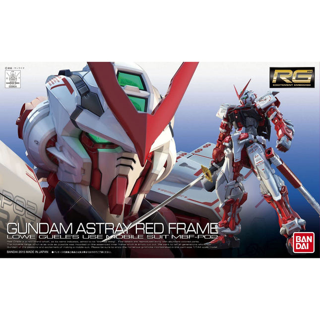 Bandai Hobby - 1/144 RG #19 Gundam Seed MSV Astray - MBF-PO2 Gundam Astray Red Frame Model Kit