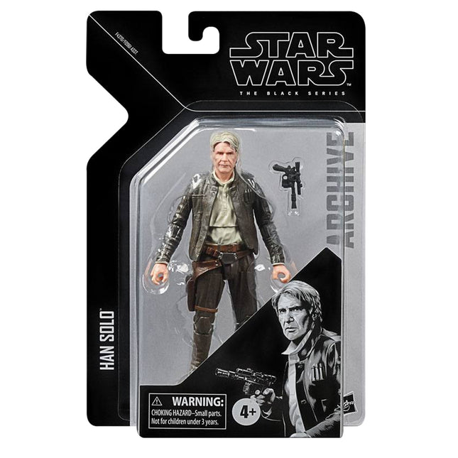 Star Wars The Black Series Archive Han Solo Toy 6-Inch-Scale The Force Awakens Collectible Premium Action Figure