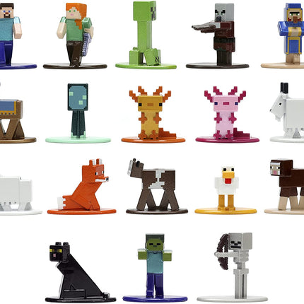 Minecraft Caves and Cliffs 1.65" 18-Pack Series 8 Die-cast Figures