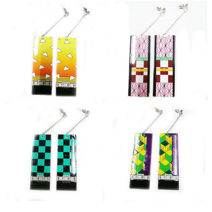 Demon Slayer Characters Earrings "LARGE" (Acrylic)