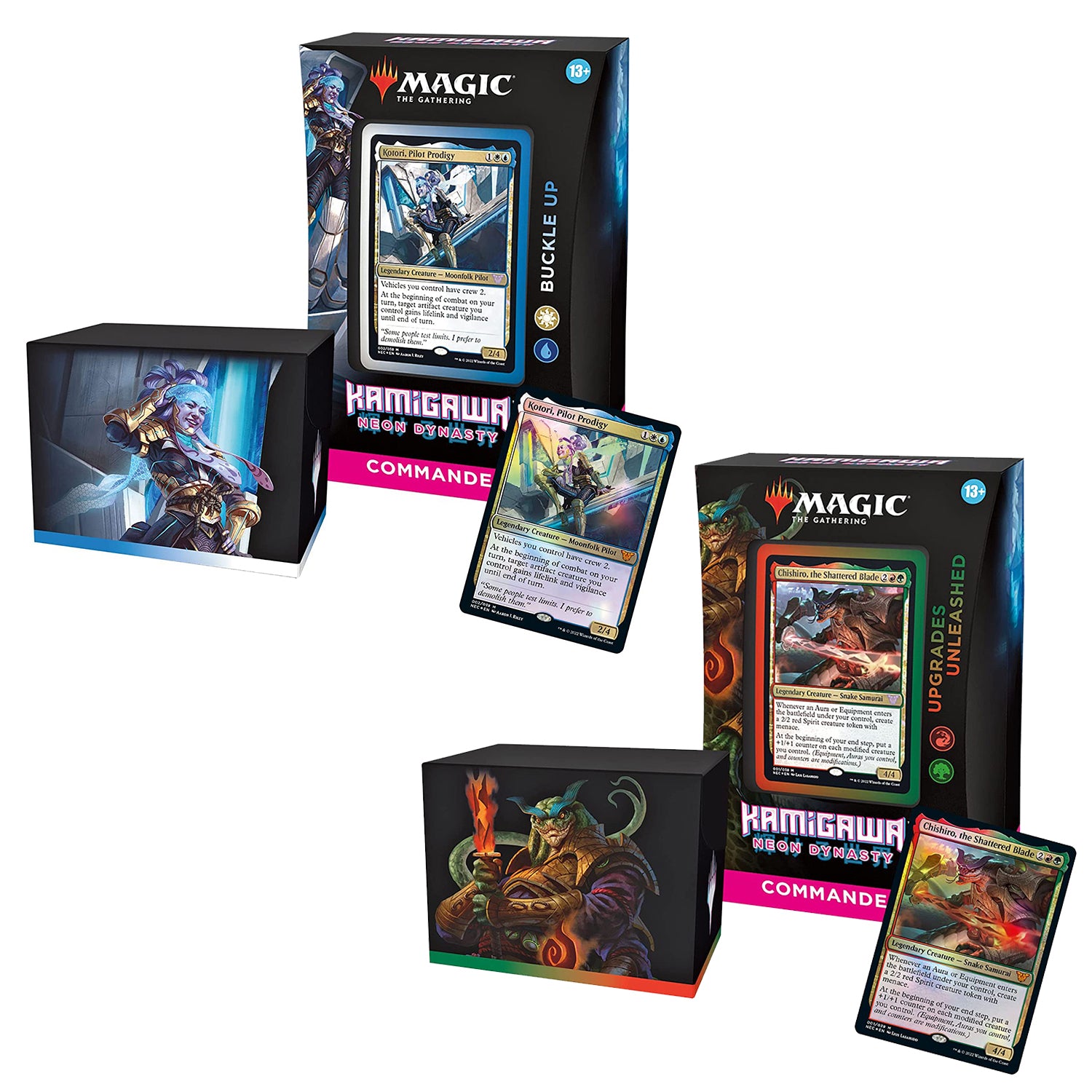 mtg neon dynasty commander decks Magic: The Gathering TCG Kamigawa