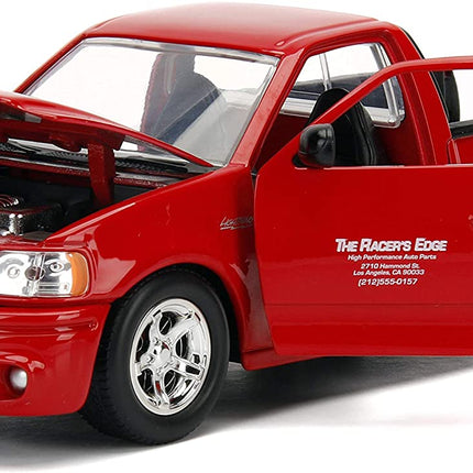 Jada Toys Hollywood Rides Fast & Furious Brian's 1999 Ford F-150 SVT Lightning, 1: 24 Scale Die-Cast Car